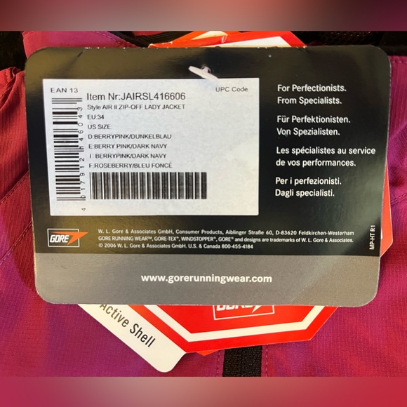 GORE Windstopper Jacket - NWT - Picture 7 of 11